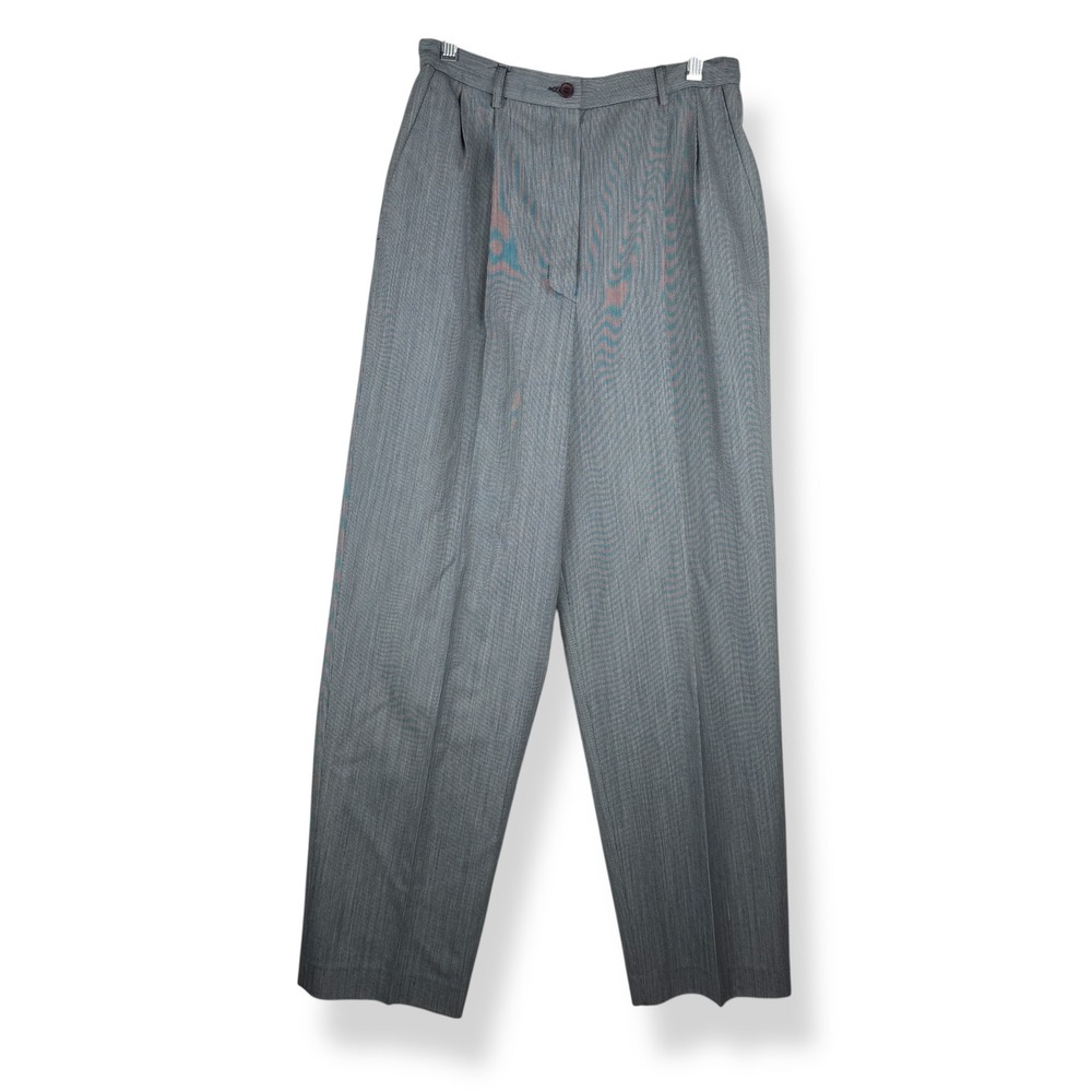 Pendleton Wool Pants Womens Size 10 Vintage 90s Lined Preppy Pleated USA Made